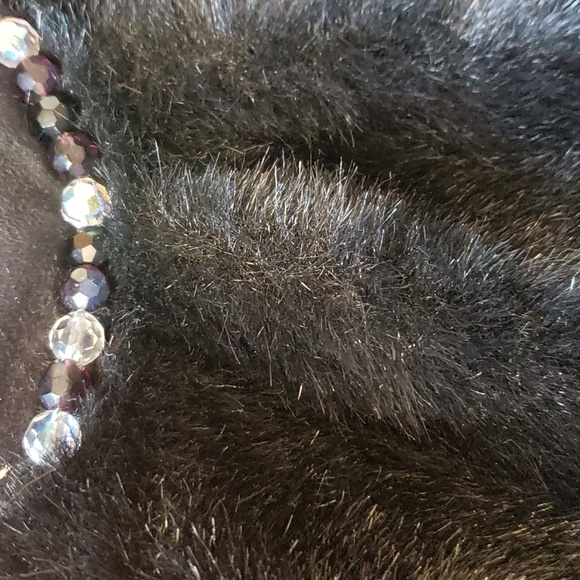 Stons & Black Faux Fur Exterior Satchel/Top Handle Bag Handbags & Bags for Women - Picture 5 of 11